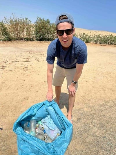 Beach clean